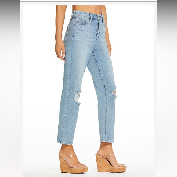 NWT Jessica Simpson Throwback Straight Jeans in Feel the Love - Picture 3 of 16